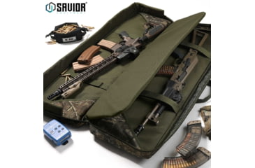 Image of Savior Equipment American Classic Double Rifle Case, Realtree Timber, 54in L x 12in H, RB-5512DG-V1-TMBR