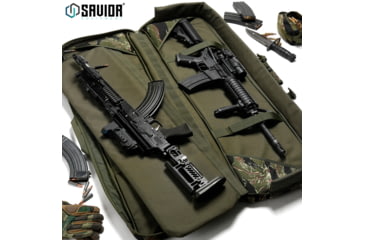 Image of Savior Equipment American Classic Double Rifle Case, Tiger Stripe, 41in L x 12in H, RB-4212DG-V1-TIGR
