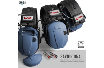 Image of Savior Equipment Apollo Electronic Sound Suppressor, Midnight Blue, Collapsed: 5.5 x 5.5 x 4, EM-APOLLO-LU