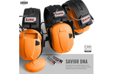 Image of Savior Equipment Apollo Electronic Sound Suppressor, Orange, Collapsed: 5.5 x 5.5 x 4, EM-APOLLO-AN