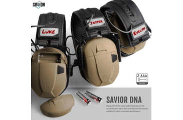 Image of Savior Equipment Apollo Electronic Sound Suppressor, Tan, Collapsed: 5.5 x 5.5 x 4, EM-APOLLO-TN