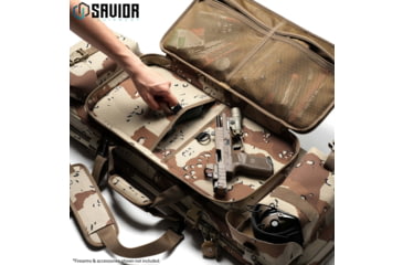 Image of Savior Equipment Camo Urban Warfare Double Rifle Bag, Chocolate Chip Camo, 36in, RB-3612DG-VER2-DBDU