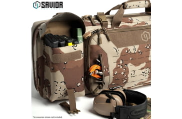 Image of Savior Equipment Camo Urban Warfare Double Rifle Bag, Chocolate Chip Camo, 36in, RB-3612DG-VER2-DBDU