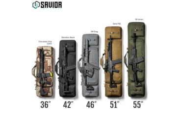 Image of Savior Equipment Camo Urban Warfare Double Rifle Bag, Chocolate Chip Camo, 36in, RB-3612DG-VER2-DBDU