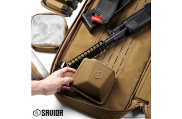 Image of Savior Equipment Hook Backing Muzzle Cover, Velcro, Dark FDE, SP-TNS-MUZLG-TN