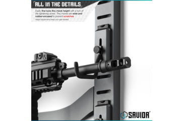 Image of Savior Equipment Horizontal Wall Rack, Gray, RK-ARC5FG-WM-GS