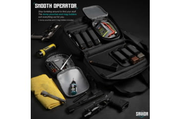 Image of Savior Equipment Mini Range Bag, Black, 12.5 x 8.5 x 3.25in, RA-DGSPWS-MINI-BK