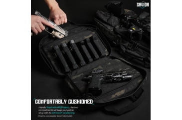Image of Savior Equipment Multicam Specialist Pistol Case, Multicam Black, 12.5in L x 8.5in H x 2.5in W, HC-DGSPORT-WS-MCB