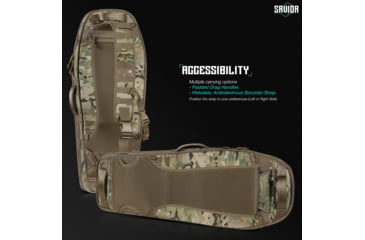 Image of Savior Equipment Multicam T.G.B Coffin 30in Covert Single Rifle Case, Original, RB-COVERT30-SS-MCOG