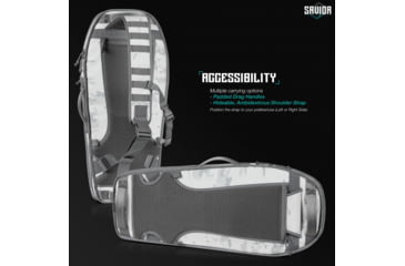Image of Savior Equipment MULTICAM T.G.B Coffin Covert Single Rifle Case, 30in, Multicam Alpine, RB-COVERT30-SS-MCAL