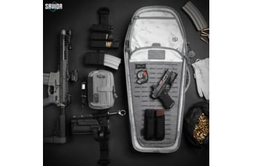 Image of Savior Equipment MULTICAM T.G.B Coffin Covert Single Rifle Case, 34in, Multicam Alpine, RB-COVERT34-SS-MCAL
