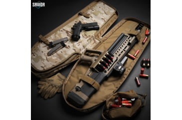 Image of Savior Equipment MULTICAM T.G.B Coffin Covert Single Rifle Case, 34in, Multicam Arid, RB-COVERT34-SS-MCID