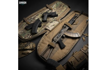 Image of Savior Equipment Multicam T.G.B Coffin Covert Single Rifle Case, Multicam Original, 34in H x 13in L x 3in W, RB-COVERT34-SS-MCOG