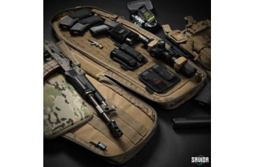 Image of Savior Equipment Multicam T.G.B Coffin Covert Single Rifle Case, Multicam Original, 34in H x 13in L x 3in W, RB-COVERT34-SS-MCOG
