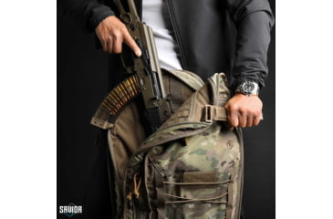 Image of Savior Equipment Multicam T.G.B Coffin Covert Single Rifle Case, Multicam Original, 34in H x 13in L x 3in W, RB-COVERT34-SS-MCOG