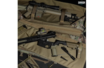 Image of Savior Equipment MULTICAM Urban Warfare Double Rifle Case, 55in, Multicam Original, RB-5512DG-VER2-MCOG