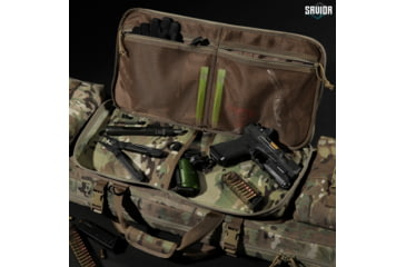 Image of Savior Equipment MULTICAM Urban Warfare Double Rifle Case, 55in, Multicam Original, RB-5512DG-VER2-MCOG