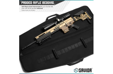 Image of Savior Equipment Patriot Single Single Rifle Case, 41in, Black, RB-SG42-V1-BK