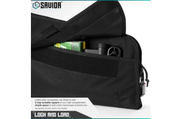 Image of Savior Equipment Patriot Single Single Rifle Case, 41in, Black, RB-SG42-V1-BK
