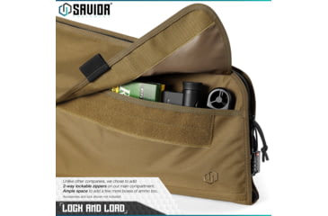 Image of Savior Equipment Patriot Single Single Rifle Case, 41in, Dark FDE, RB-SG42-V1-TN