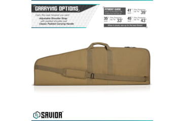 Image of Savior Equipment Patriot Single Single Rifle Case, 41in, Dark FDE, RB-SG42-V1-TN