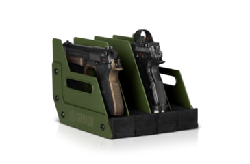 Image of Savior Equipment Pistol Rack, 4-Slot, OD Green, RK-HAND-XFOUR-OG