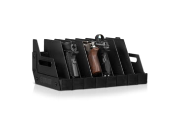 Image of Savior Equipment Pistol Rack, 8-Slot, Black, RK-HAND-X8-BK