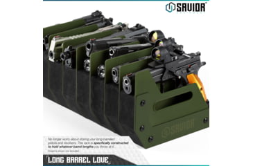 Image of Savior Equipment Pistol Rack, 8-Slot, OD Green, RK-HAND-X8-OG
