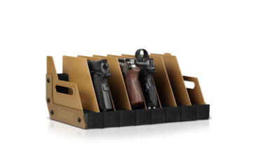 Image of Savior Equipment Pistol Rack, 8-Slot, RAL 8000 Tan, RK-HAND-X8-TN