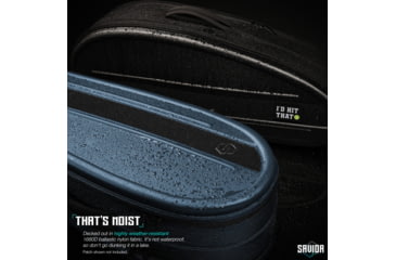 Image of Savior Equipment Pro Touring Single Or Double Rifle Case, Icon Variant, Black, RB-TENNIS-VER2-BK