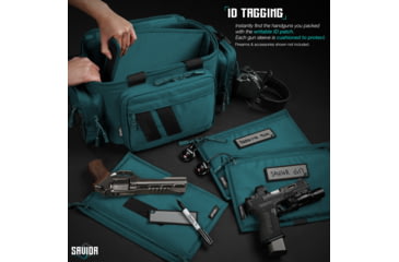 Image of Savior Equipment Replacement Pistol Sleeve for Specialist Range Bag - 3 Pack, Savior Teal, 12.25 x 8.75 x 0.5, HC-RA3GUN-SPARE-3PC-TE