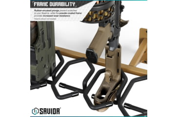 Image of Savior Equipment Rifle Wall Rack, RAL 8000 Tan, RK-RIF6-WALL-TN