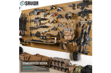 Image of Savior Equipment Wall Rack System Attachments Rifle Hooks