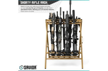 Image of Savior Equipment Shorty Rifle Rack, RAL 8000 Tan, RK-SBR9-ST-TN