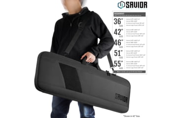 Image of Savior Equipment Specialist 36in Single Rifle Case, Black, 36 x 14.5 x 1, RB-SG36-WS-BK