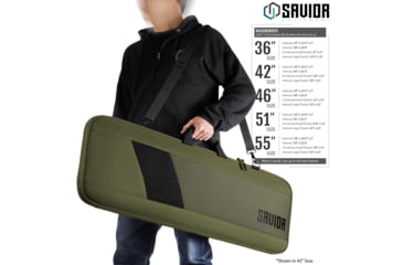 Image of Savior Equipment Specialist 36in Single Rifle Case, OD Green, 36 x 14.5 x 1, RB-SG36-WS-OG