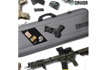 Image of Savior Equipment Specialist 42in Single Rifle Case, Gray, 42 x 14.5 x 1, RB-SG42-WS-GS