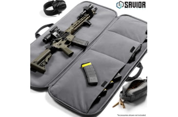Image of Savior Equipment Specialist 42in Single Rifle Case, Gray, 42 x 14.5 x 1, RB-SG42-WS-GS