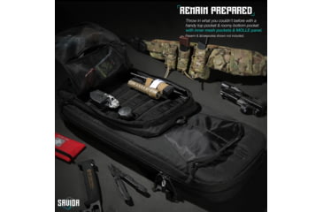 Image of Savior Equipment Specialist Covert Single Rifle Case, 30in, Black, RB-SGSPORT30-WS-BK