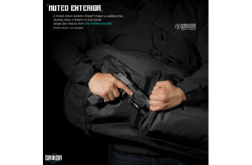 Image of Savior Equipment Specialist Covert Single Rifle Case, 34in, Black, RB-SGSPORT34-WS-BK