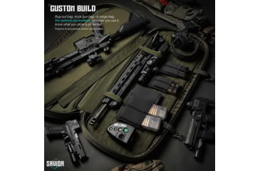 Image of Savior Equipment Specialist Covert Single Rifle Case, OD Green, RB-SGSPORT38-WS-OG