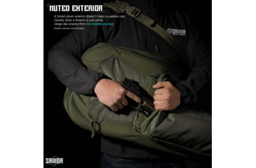 Image of Savior Equipment Specialist Covert Single Rifle Case, OD Green, RB-SGSPORT38-WS-OG