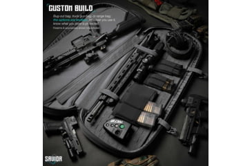 Image of Savior Equipment Specialist Covert Single Rifle Case, SW Gray, RB-SGSPORT38-WS-GS