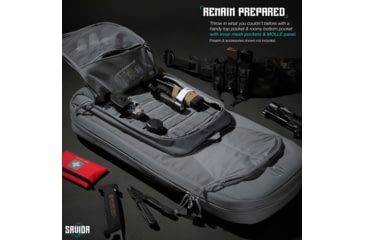 Image of Savior Equipment Specialist Covert Single Rifle Case, SW Gray, RB-SGSPORT38-WS-GS