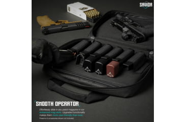 Image of Savior Equipment Specialist Double Pistol Case, Black, HC-DGSPORT-WS-BK