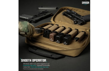 Image of Savior Equipment Specialist Double Pistol Case, Dark FDE, HC-DGSPORT-WS-TN