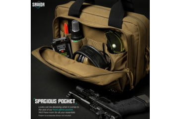 Image of Savior Equipment Specialist Double Pistol Case, Dark FDE, HC-DGSPORT-WS-TN