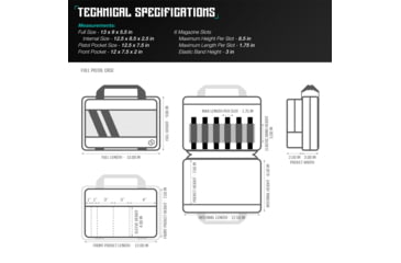 Image of Savior Equipment Specialist Double Pistol Case, Gray, HC-DGSPORT-WS-GS