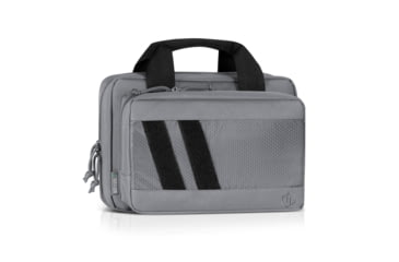 Image of Savior Equipment Specialist Double Pistol Case, Grey, 12.5in L x 8.5in H x 2.5in W, HC-DGSPORT-WS-GS