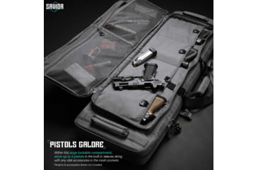 Image of Savior Equipment Specialist Double Rifle Case, Grey, 41in L x 13in H, RB-4213DG-WS-GS